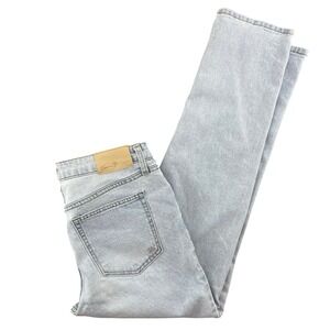 Seven7 Jeans Straight Leg Women 8 Light Blue High Rise Premium Denim Casual